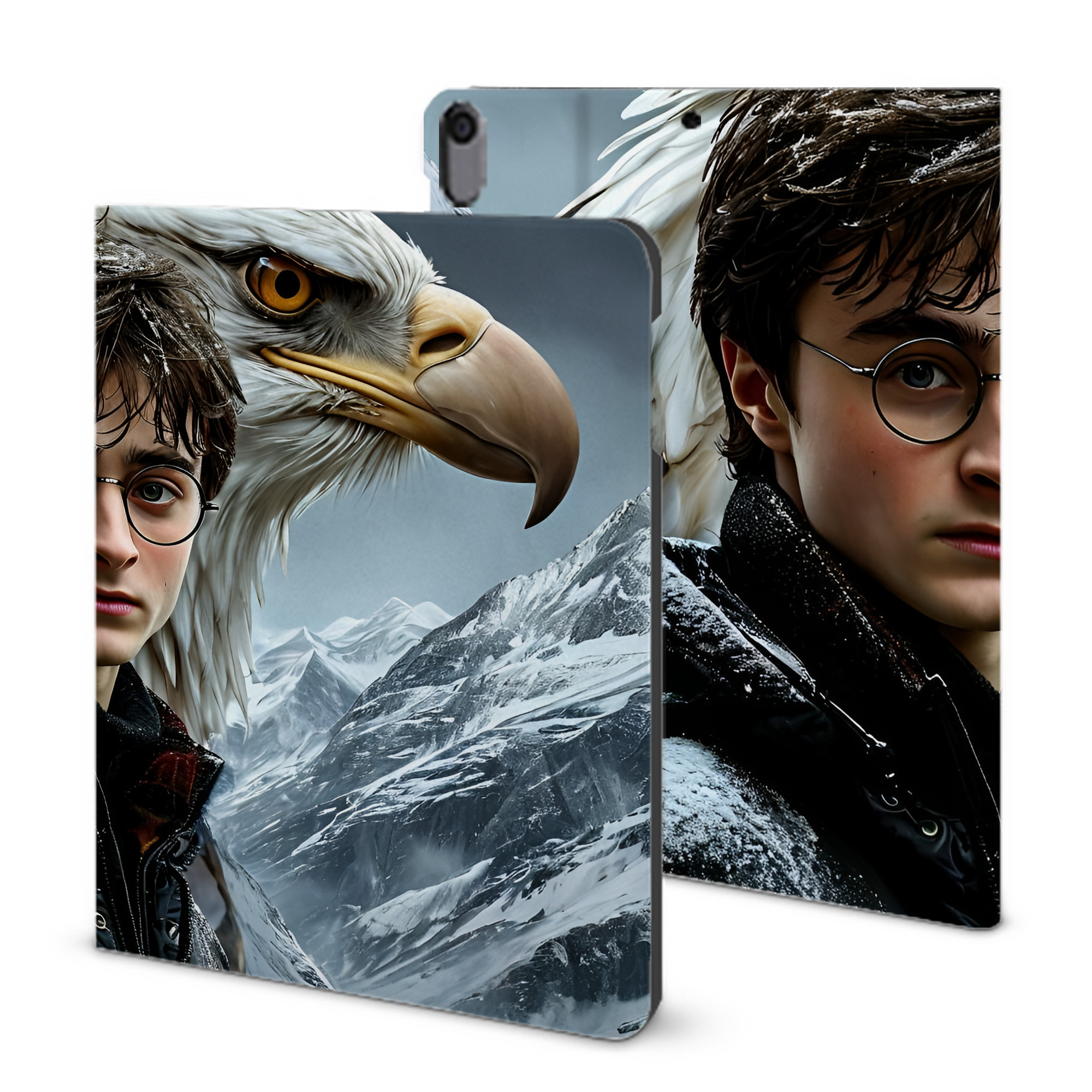 （画像用） Harry Potter ハリー・ポッターシリーズ IPad ケース ブック型 PUレザー TPU 耐衝撃 軽量 薄型 ペン収納なし 全面保護 IPad 各モデル対応